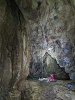 Alex belaying Dave in Terror Firma.jpg