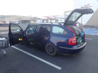 Three people - Two weeks camping & caving - One car..JPG